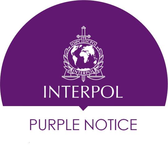 Interpol purple notice