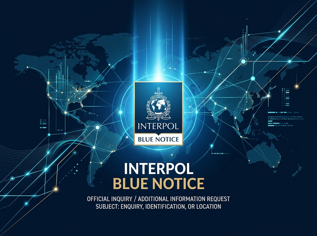 Интерполдың көк хабарламасы