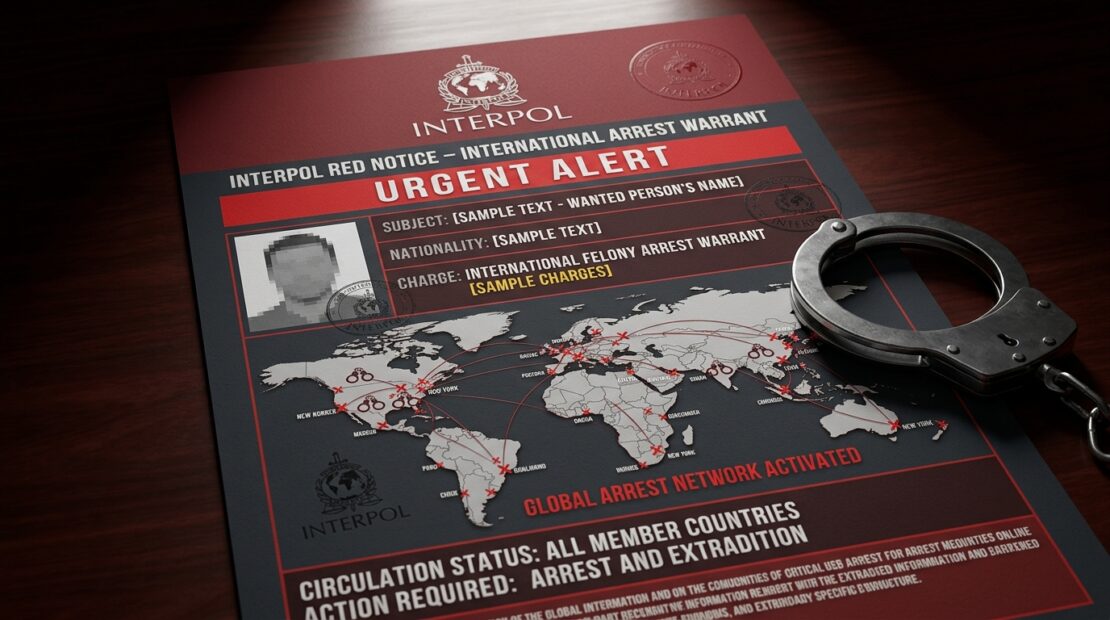 Интерполдың қызыл хабарламасы — халықаралық тұтқынға алу сұрауы